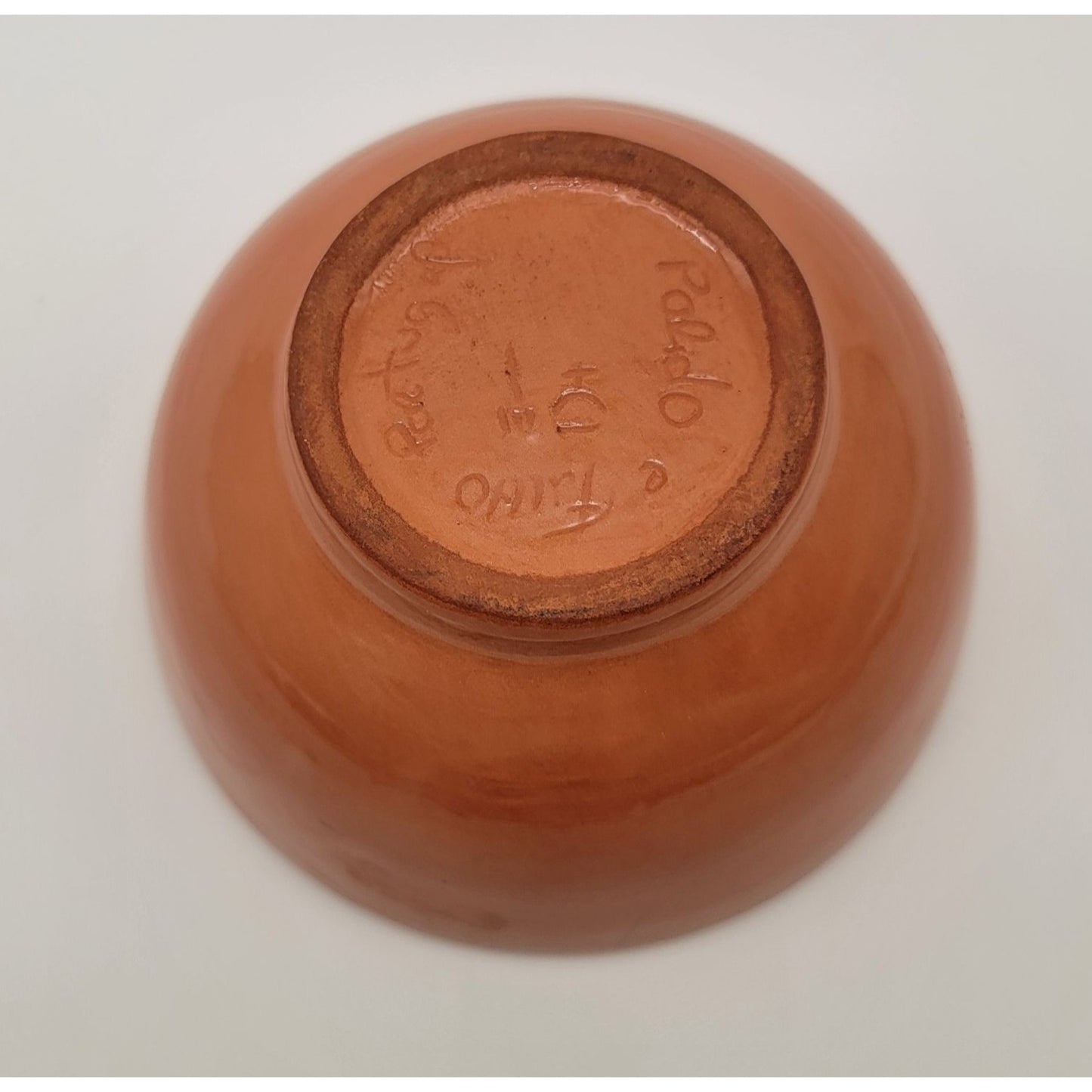 Hand-Painted Portuguese Terra Cotta Bowl