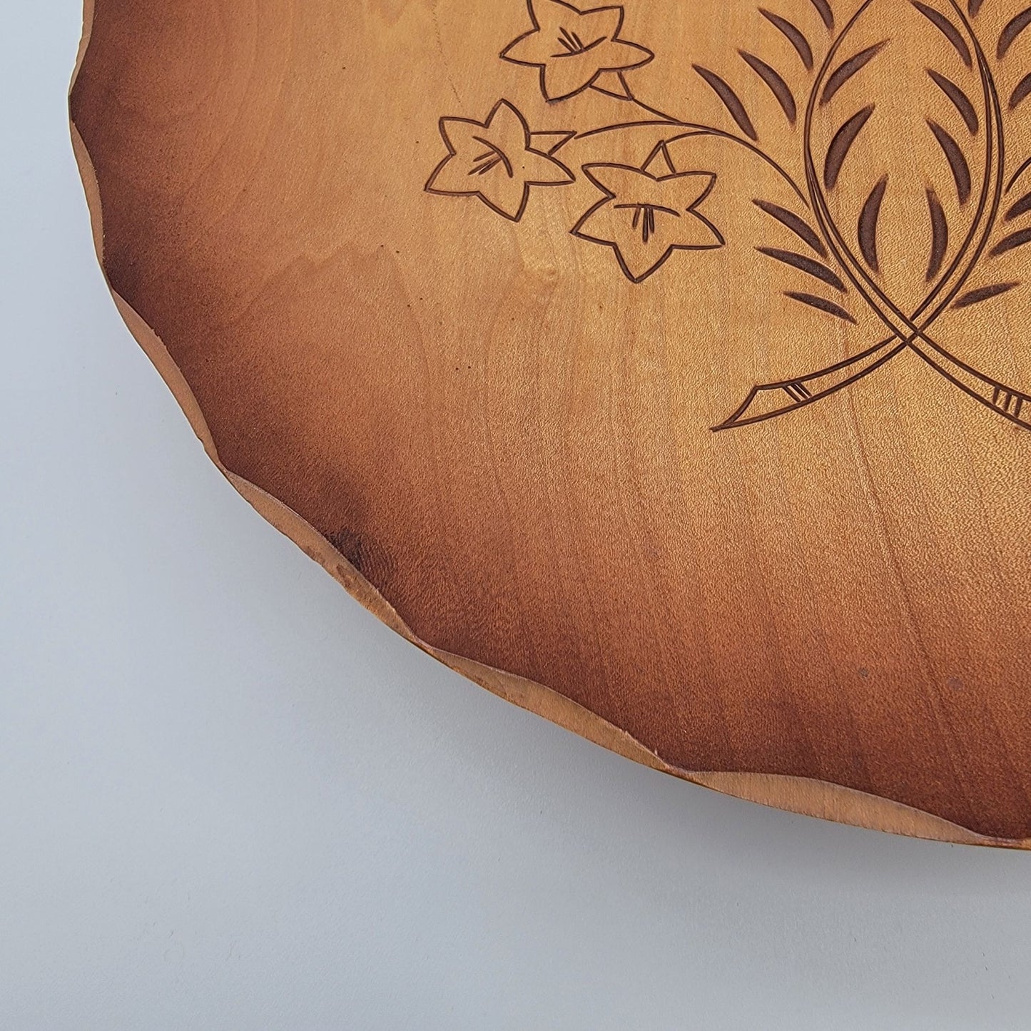 Vintage P Maeder Lucerne Wood Rotating Musical Cake Stand Reuge