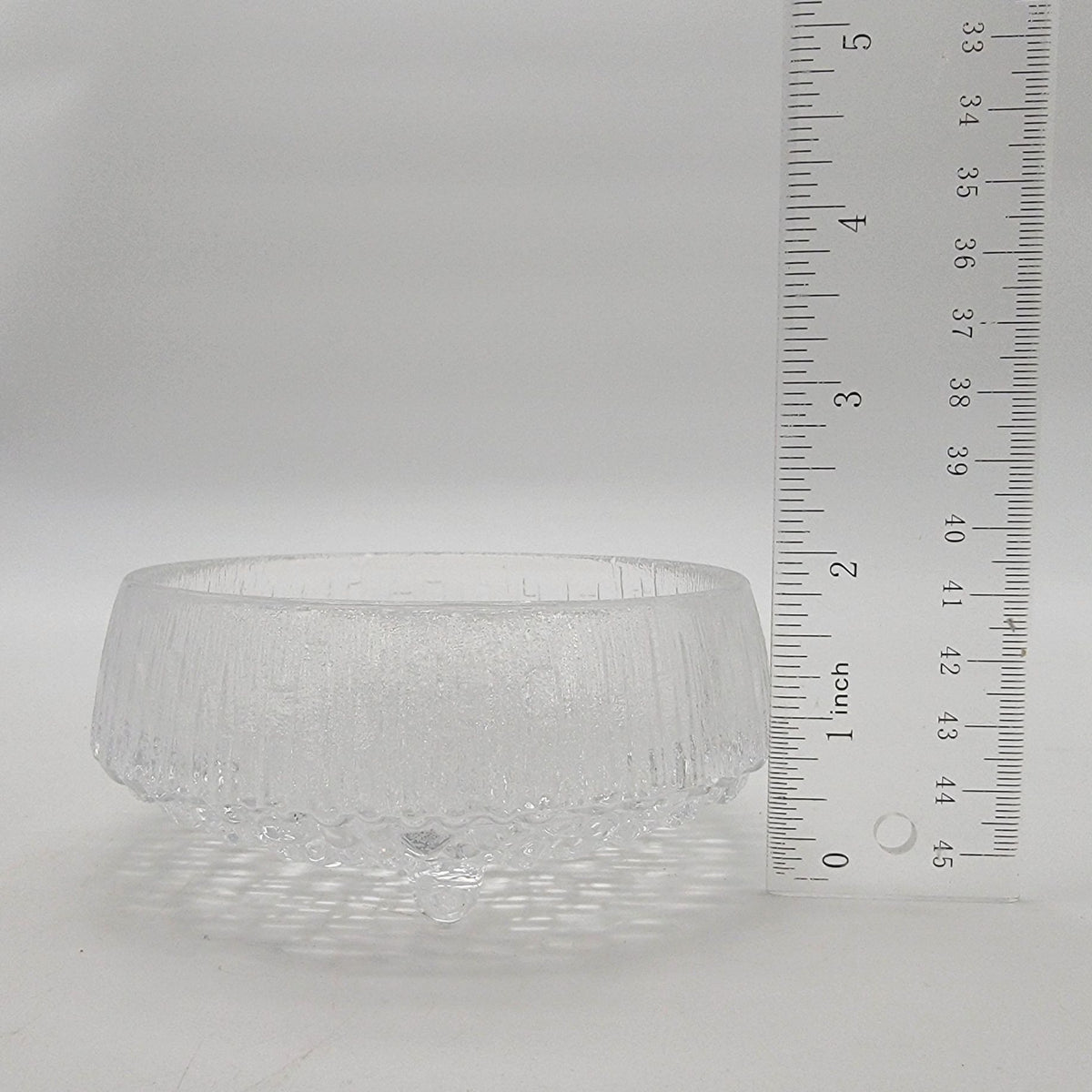 Tapio Wirkkala Iittala Ultima Thule Ice Glass Dessert Bowls Set Of 4