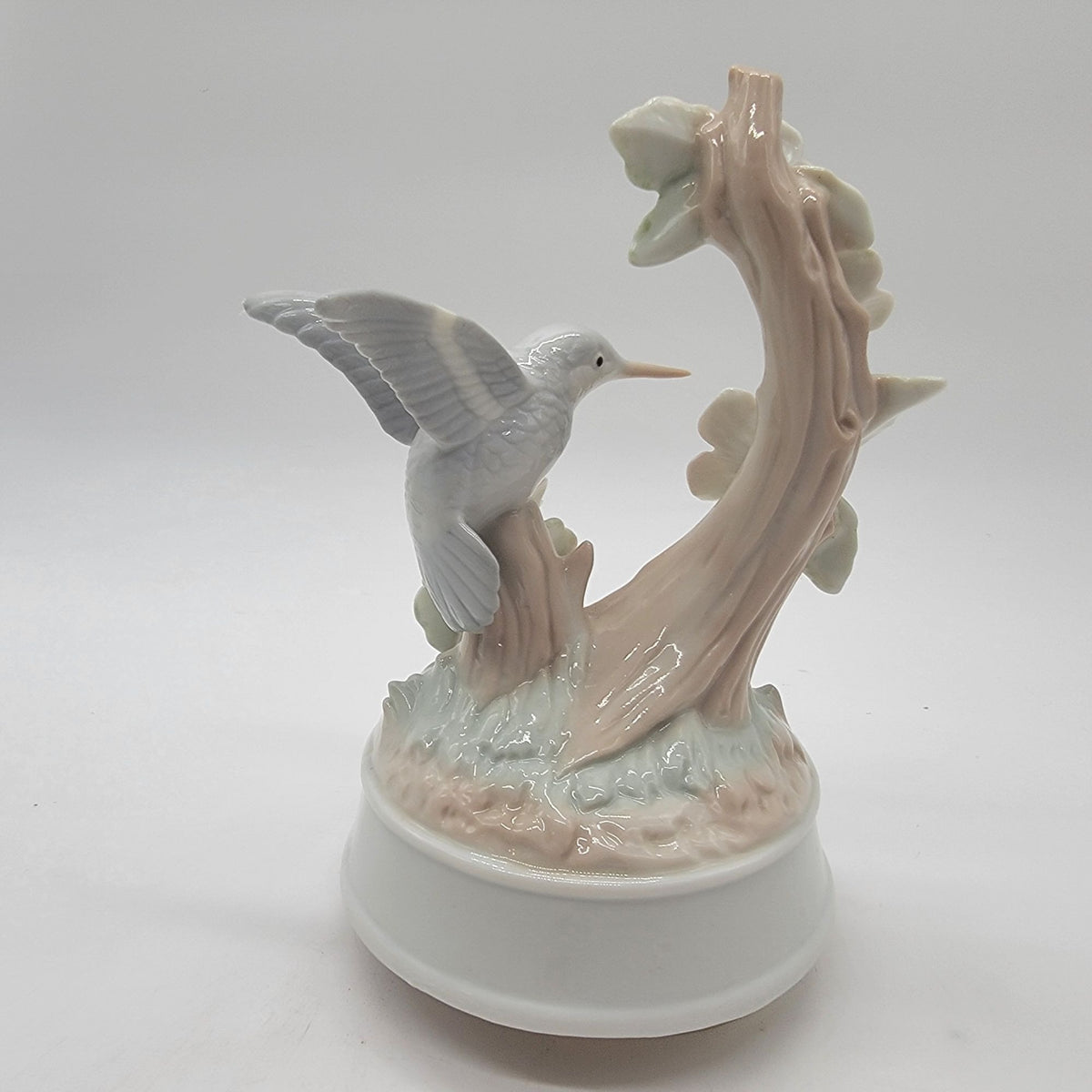 1980s Otagiri Hummingbird Porcelain Music Box