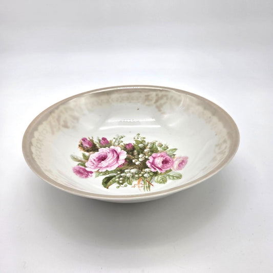 Vintage Three Crown Germany Porcelain Serving Bowl