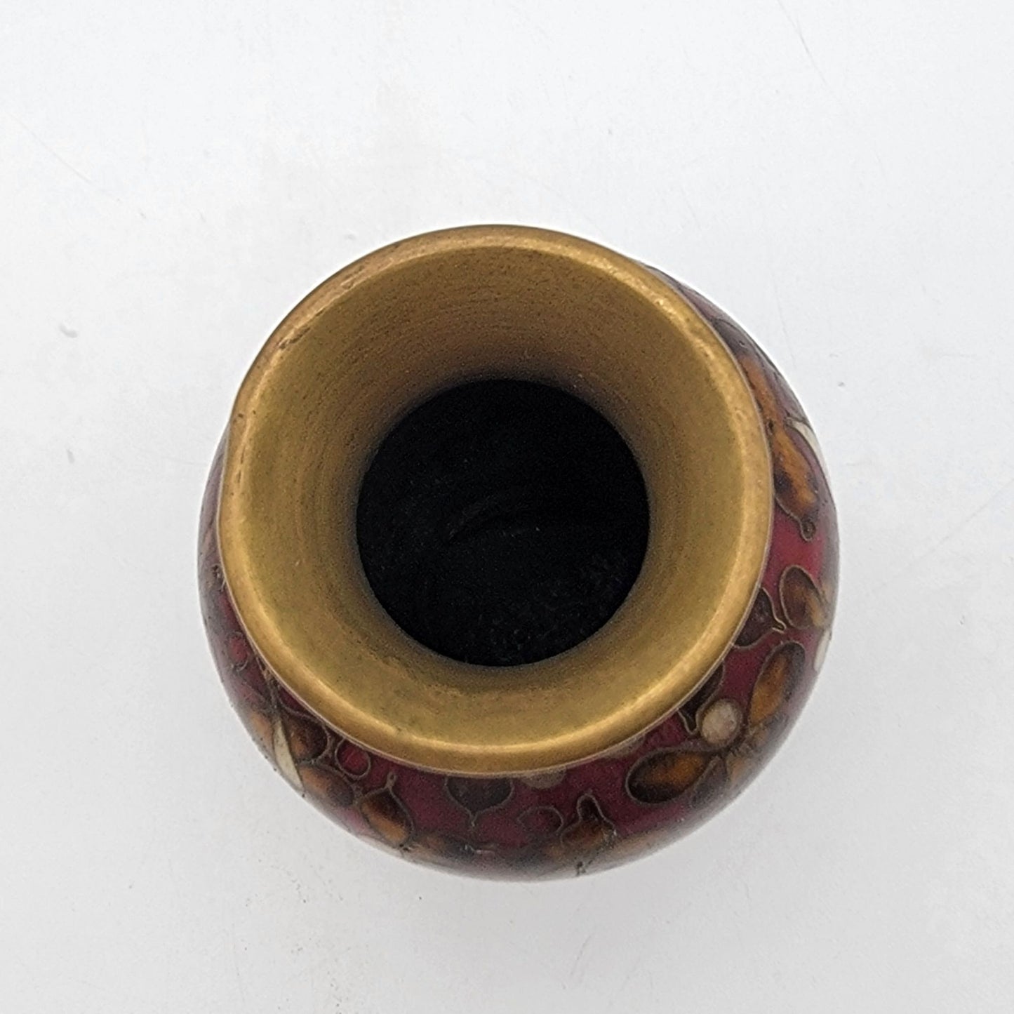 Vintage Chinese Jingfa Cloisonné Floral Vase