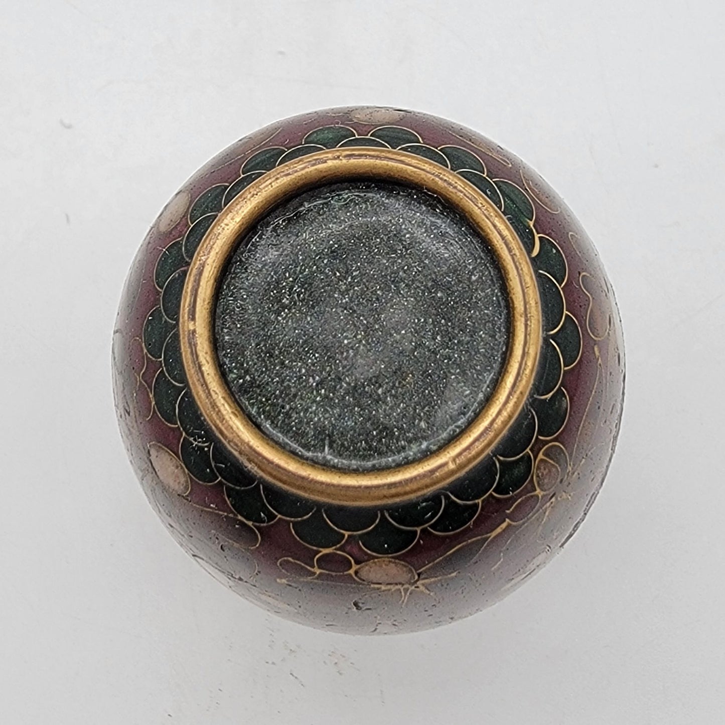 Vintage Chinese Jingfa Cloisonné Floral Vase