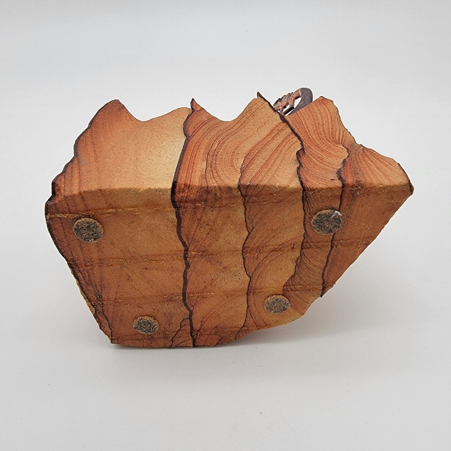 Sandstone Kokopelli Candle Holder Sculpture