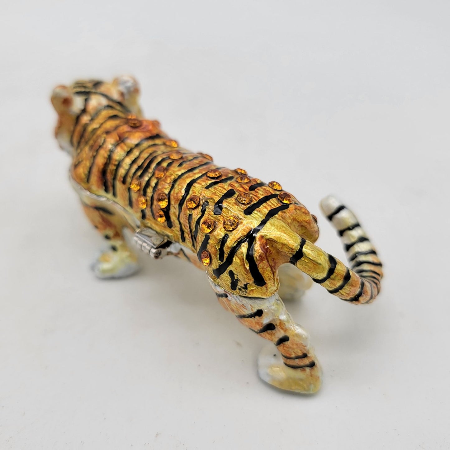 Objet d Art Year of the Tiger Trinket Box 226 Art Form