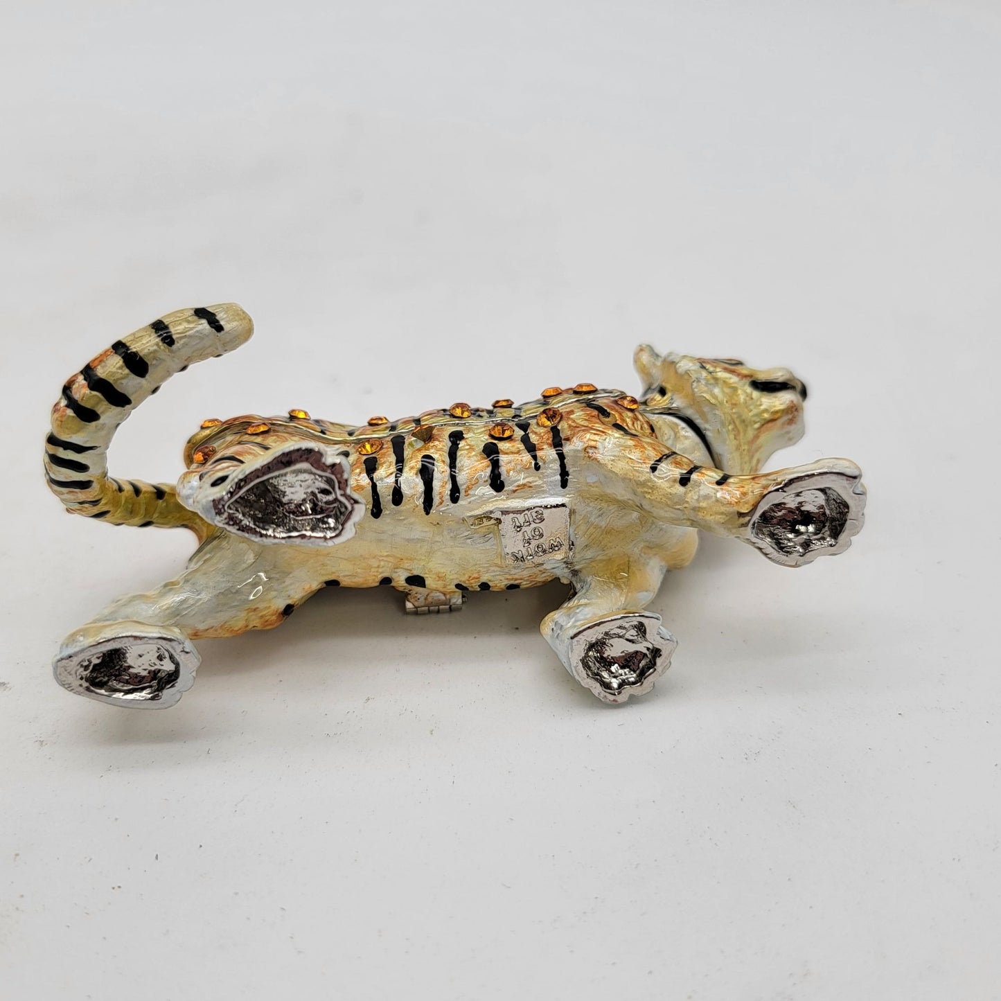 Objet d Art Year of the Tiger Trinket Box 226 Art Form