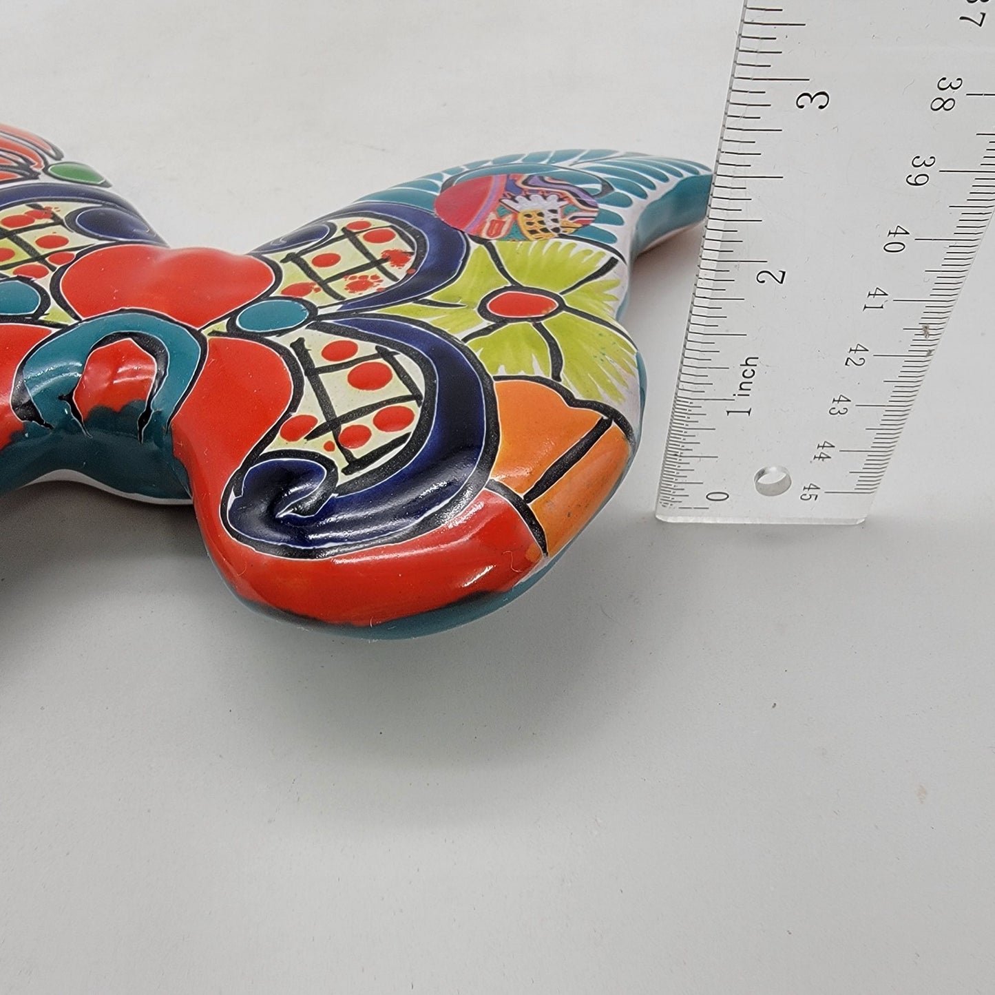 Talavera Mexican Pottery Butterfly Wall Decor