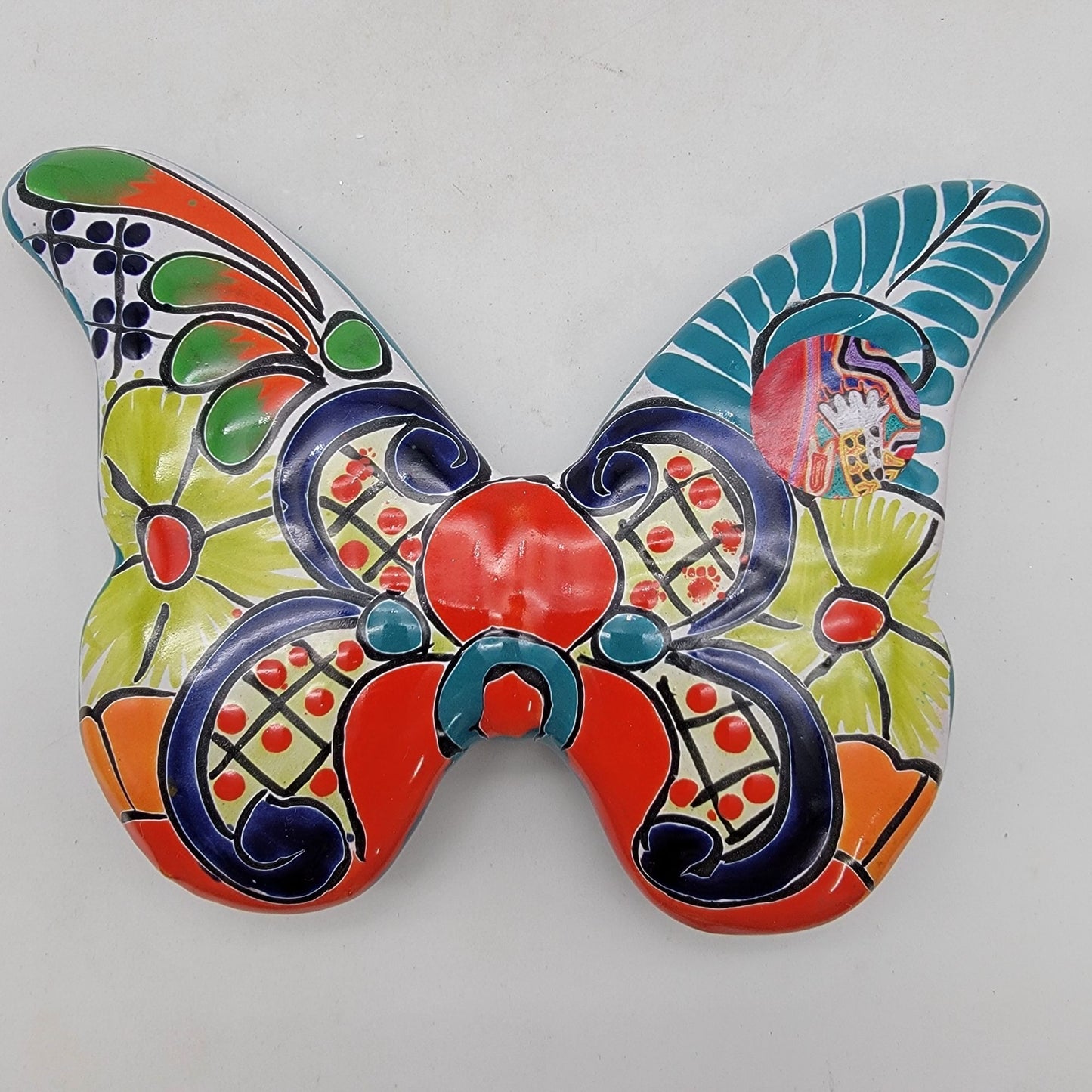 Talavera Mexican Pottery Butterfly Wall Decor