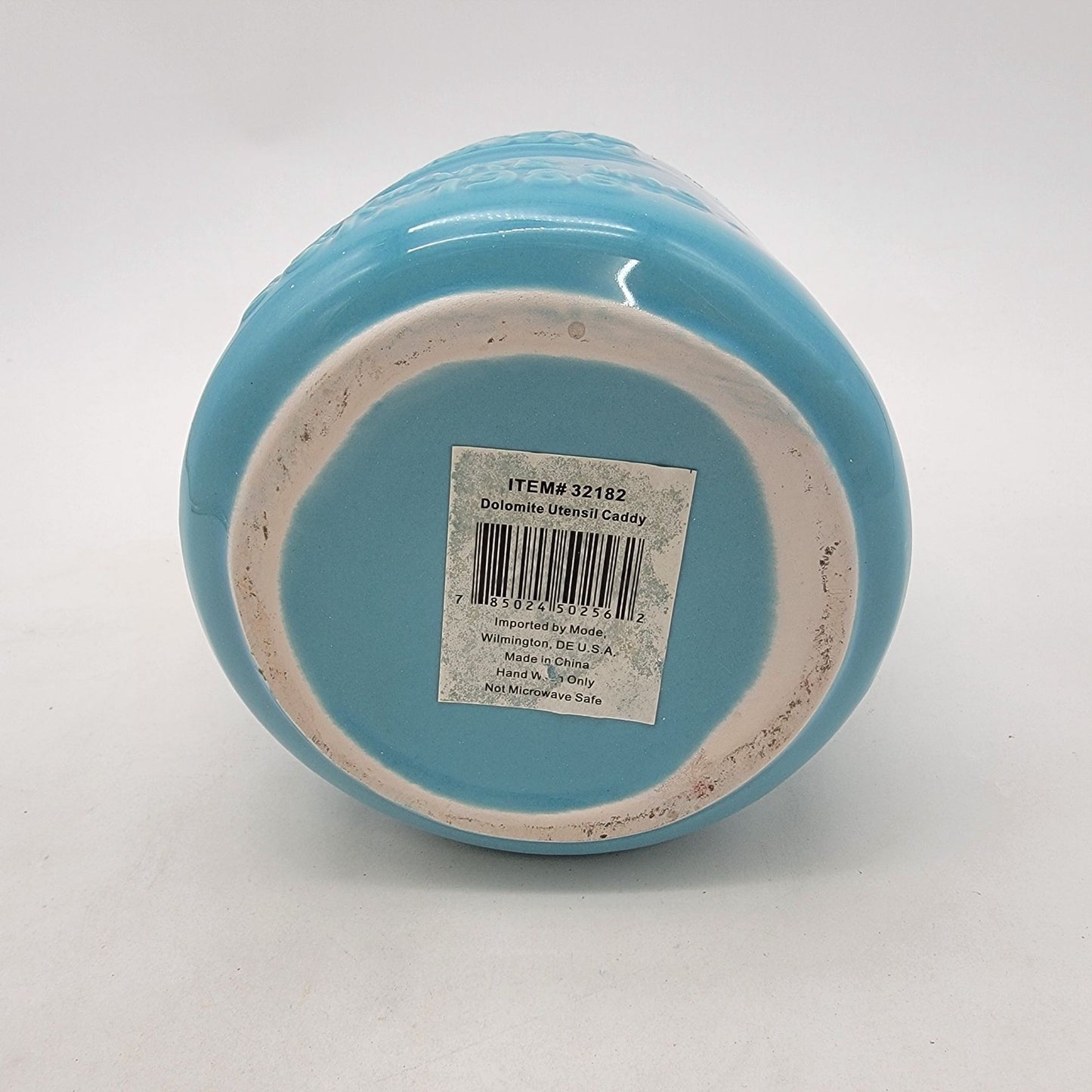 Dolomite Blue Utensil Caddy Glassware Inc.