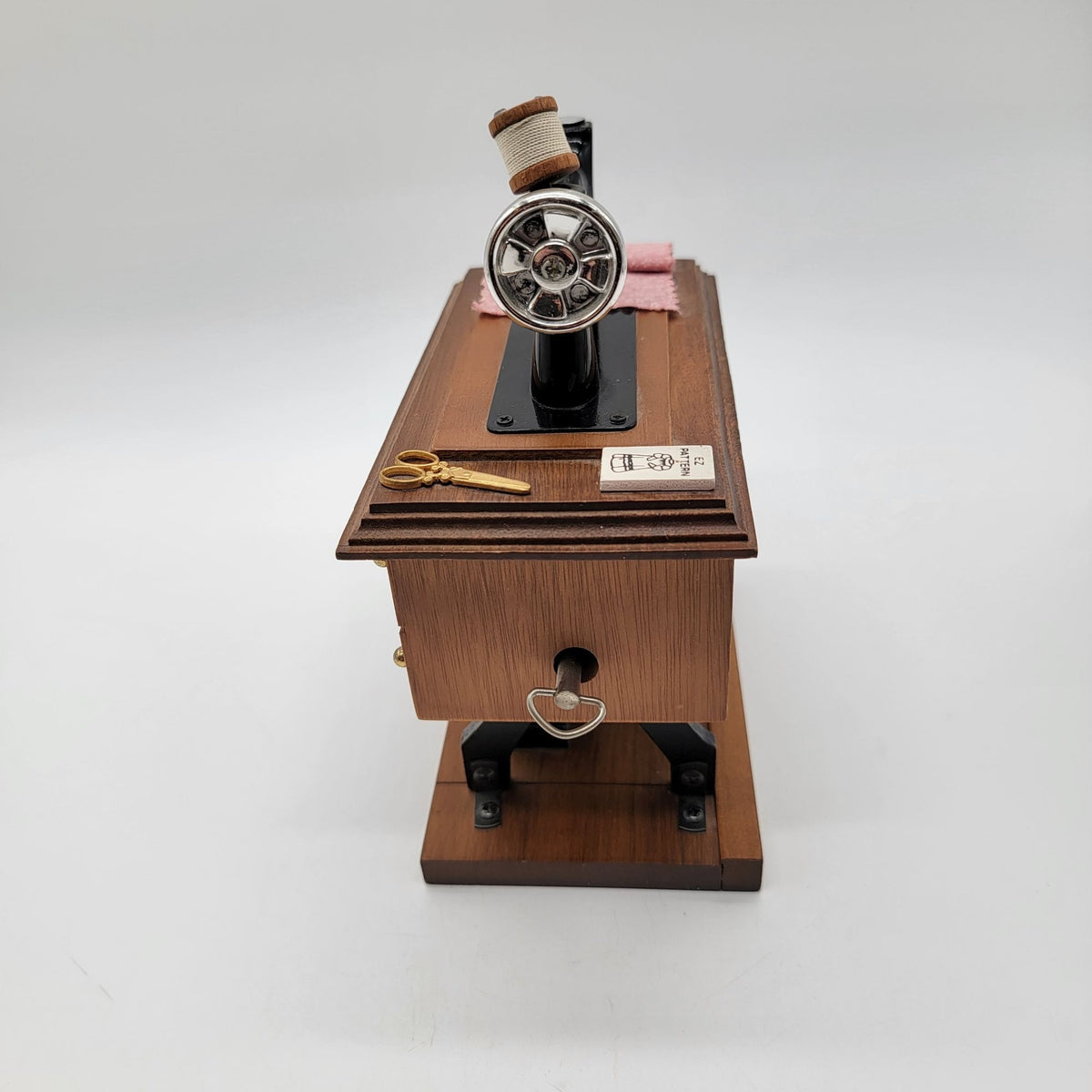 Vintage Miniature Sewing Machine Music Box