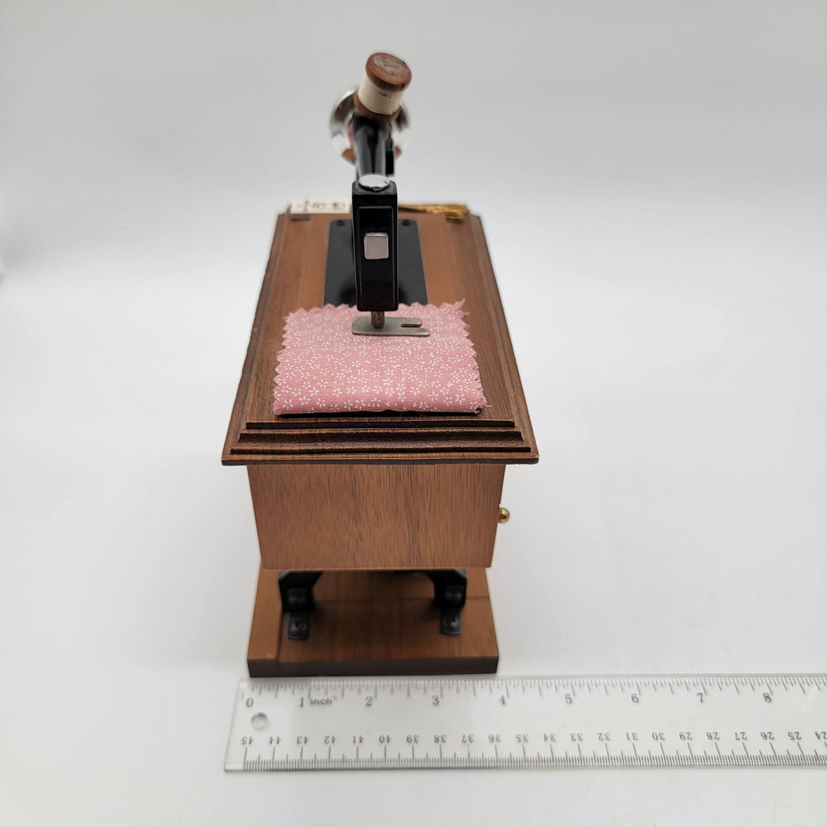 Vintage Miniature Sewing Machine Music Box