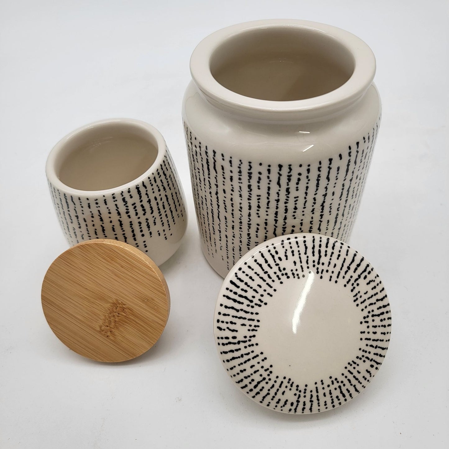 Set Of 2 Thyme & Table Riley Storage Jars With Lids