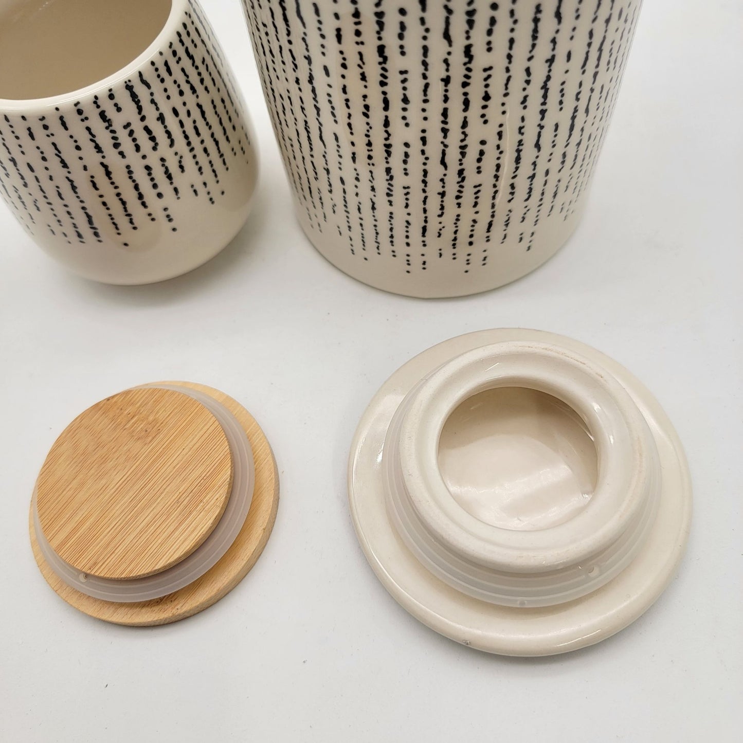 Set Of 2 Thyme & Table Riley Storage Jars With Lids