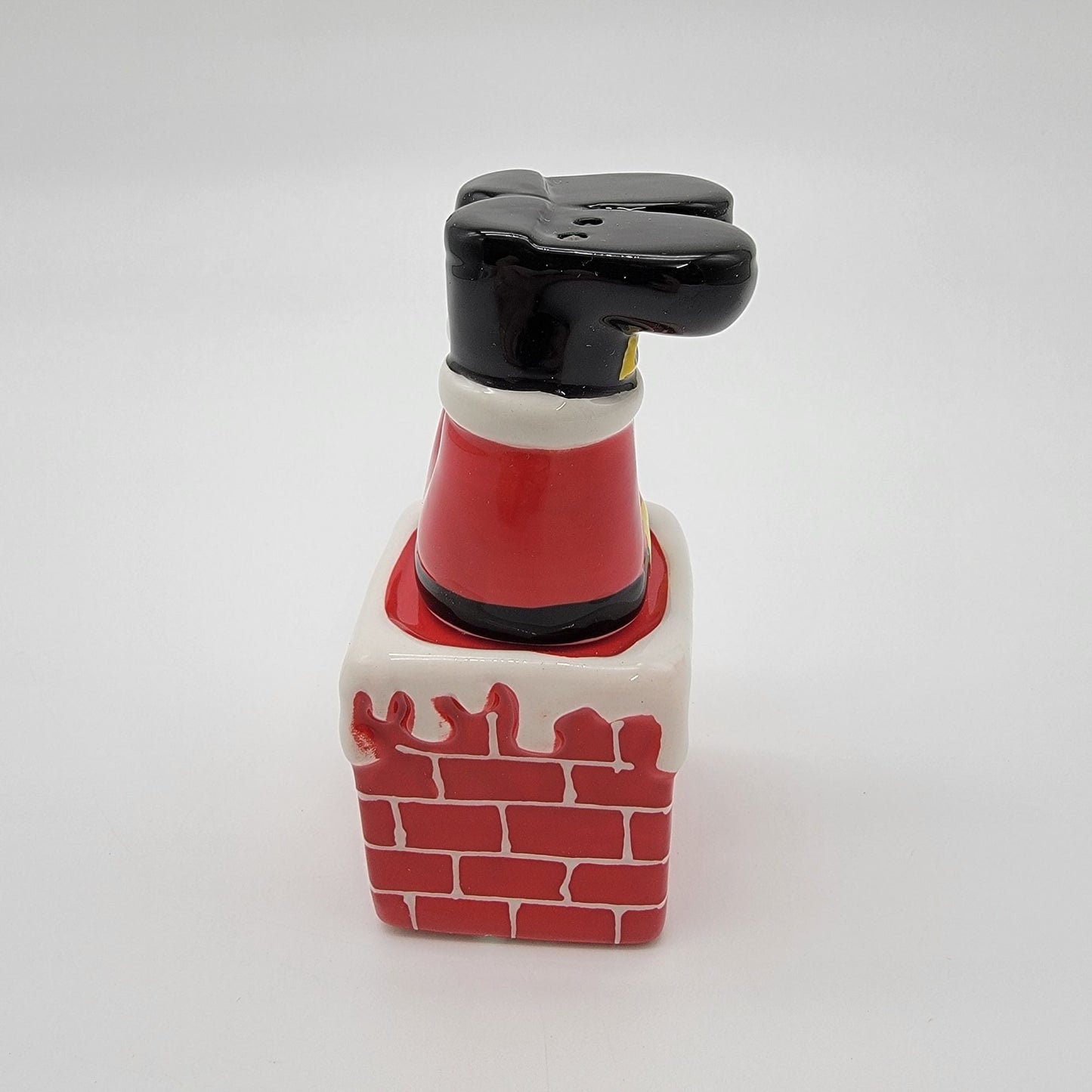 Santa In Chimney Salt & Pepper Shakers Set