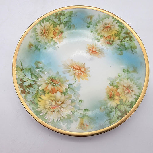 Antique Royal Rudolstadt Prussia Floral Plate
