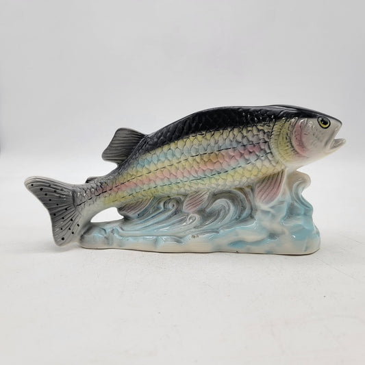 Rainbow Golden Trout Planter Vase Rubens Originals Made in Japan 1950s - 1960s