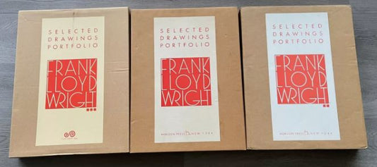 Frank Lloyd Wright : Selected Drawings Portfolios Volumes 1,2 & 3