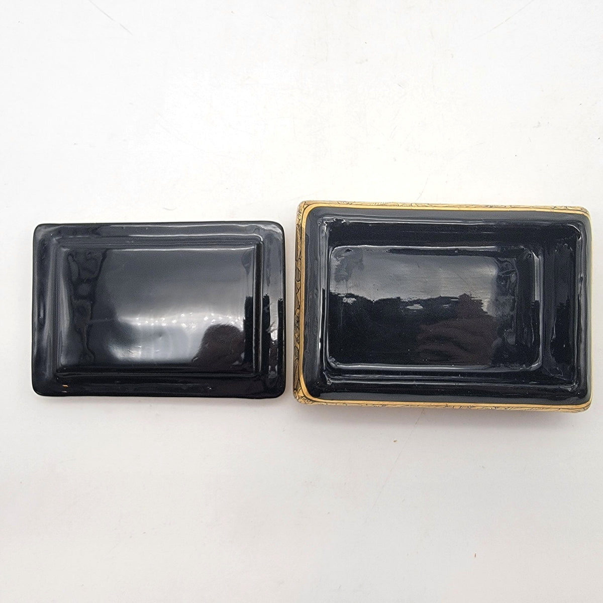 Vintage Mythical Tiger Gold Lacquerware Box