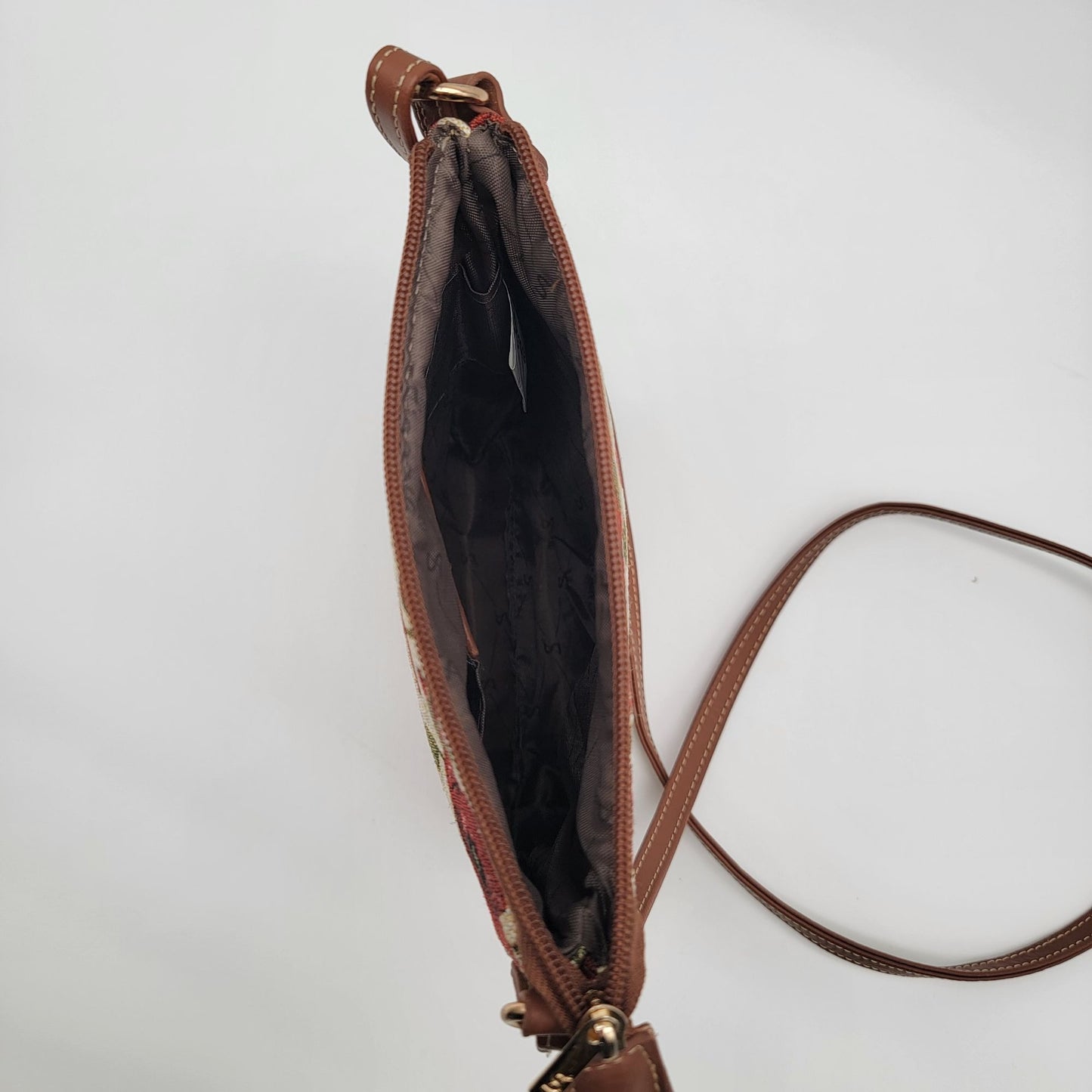 Signare Red Poppy Tapestry Crossbody Purse