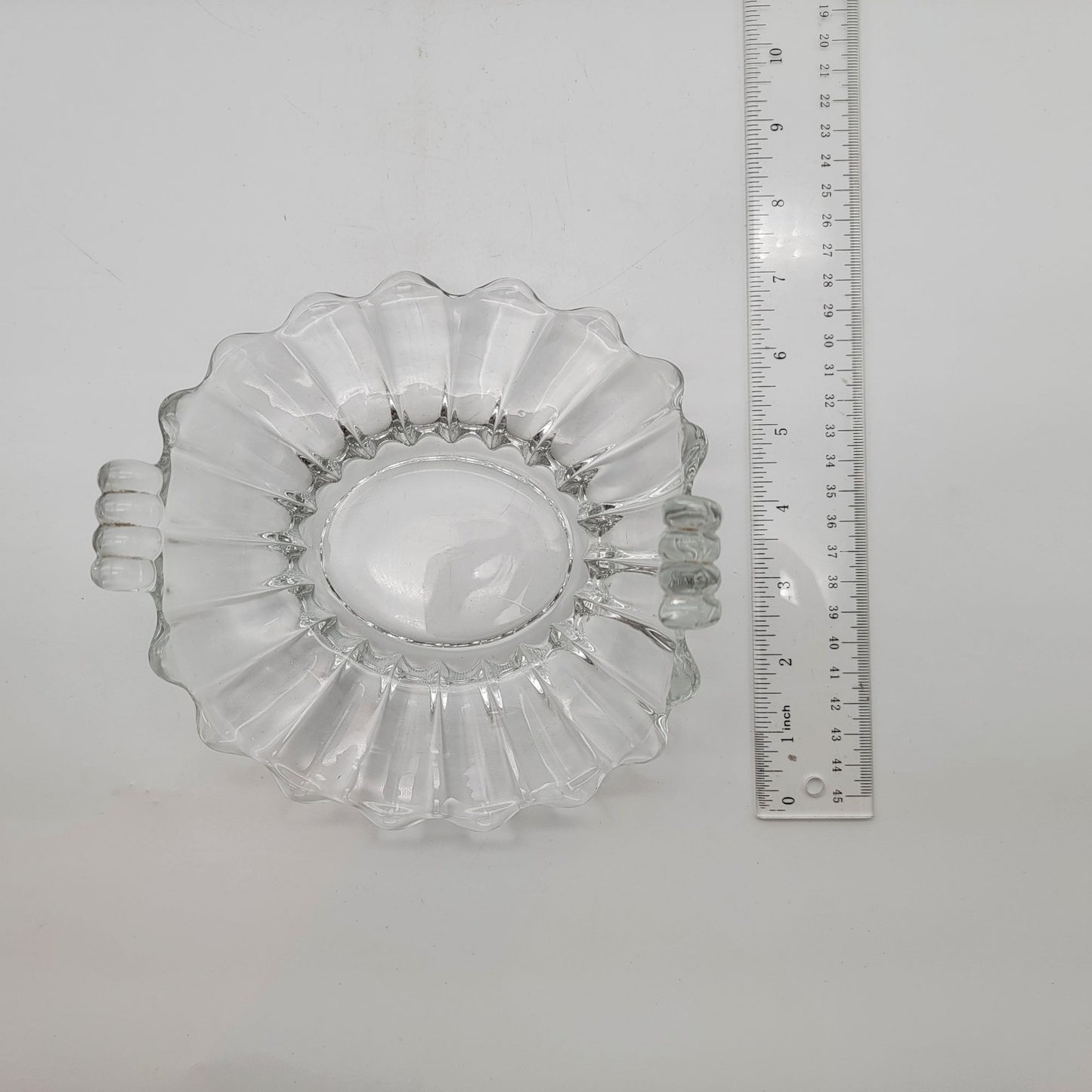 Vintage Heisey Glass Crystolite Bon Bon Candy Dish
