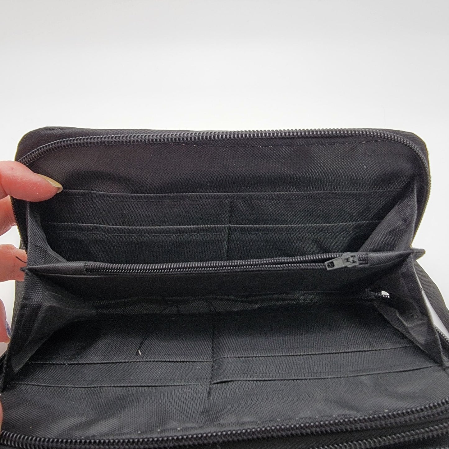 Mexican Embroidered Phone Wallet Crossbody Clutch