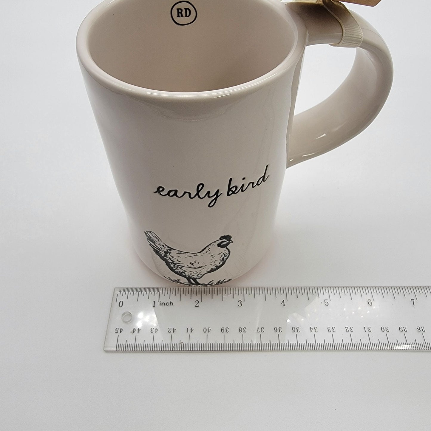 Rae Dunn Early Bird Chicken Mug Artisan Collection  - NEW