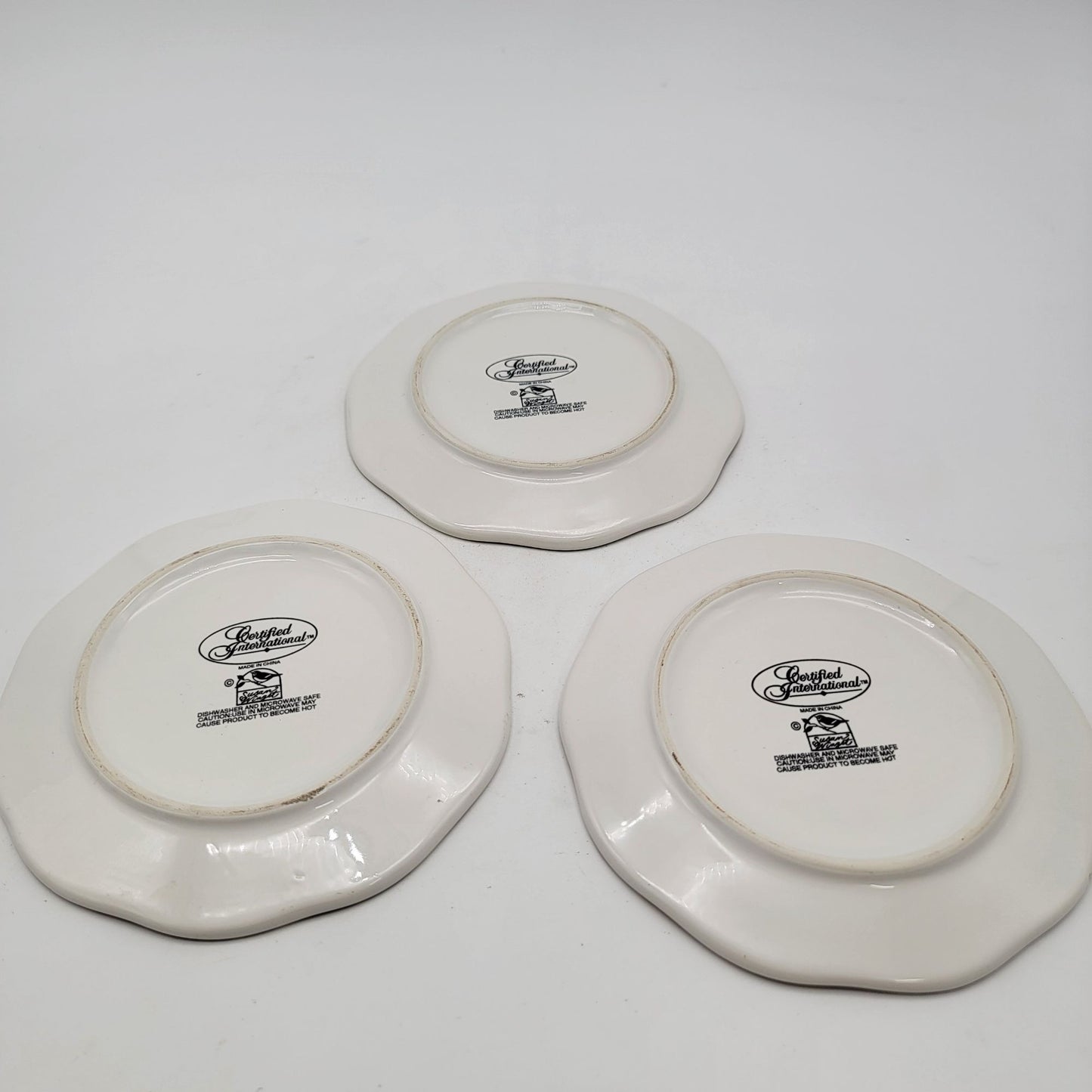 Susan Winget Coastal Birds Dessert Plates Set Of 3