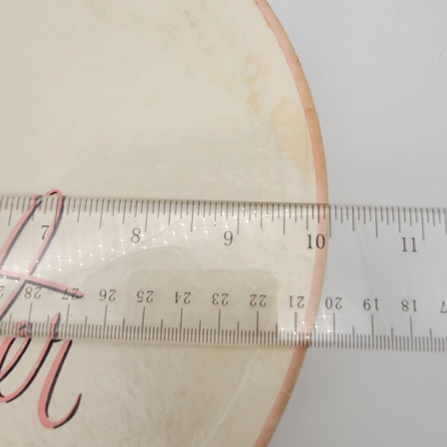 Vintage Vera Whistler Mink Fur Cloche Hat With Original Pink & White Striped Hat Box