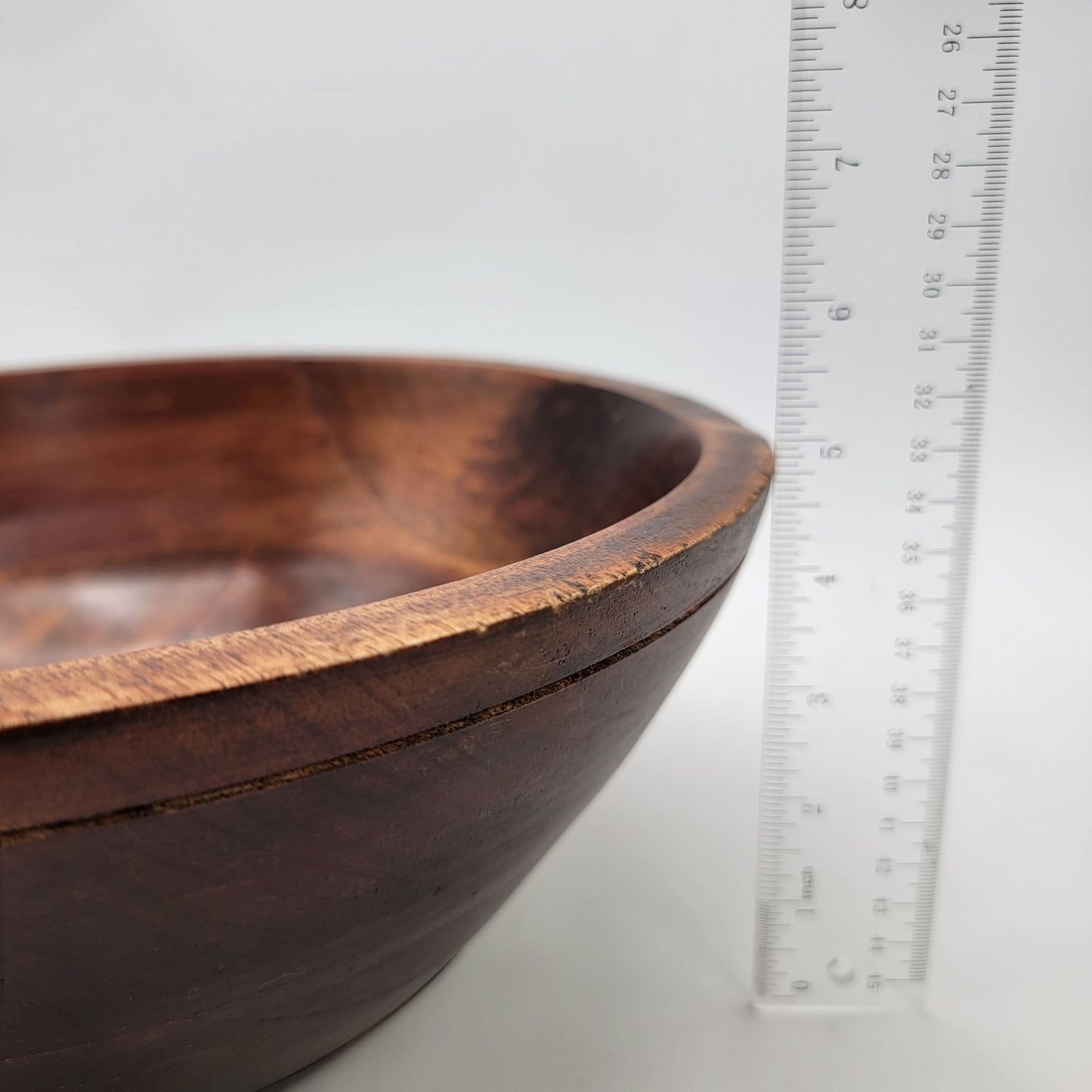 Wood Serving  Bowl Handmade Solid Acacia Wood