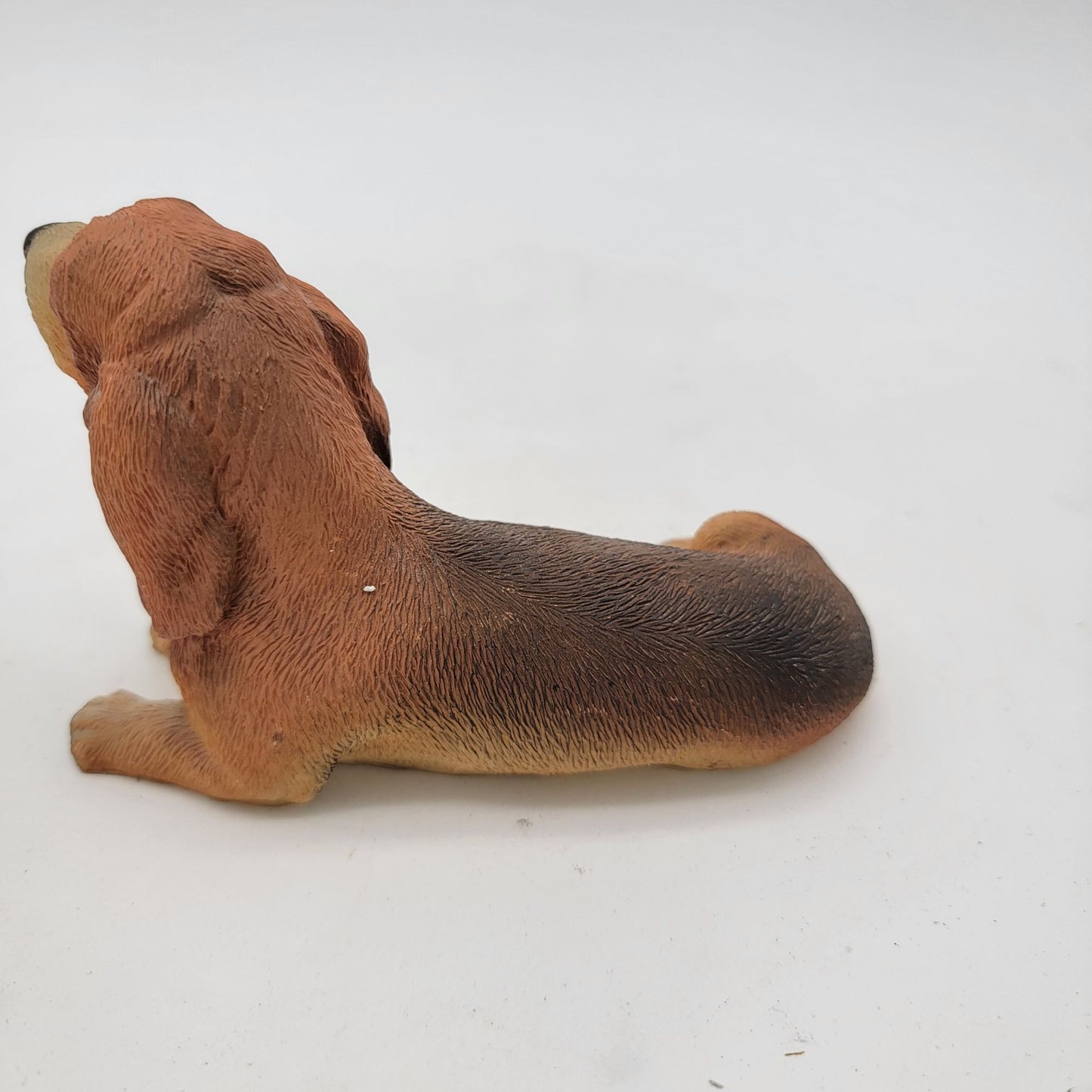 Realistic Basset Hound Puppy Figurine