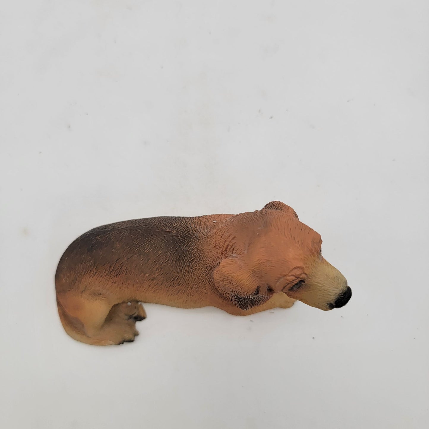 Realistic Basset Hound Puppy Figurine
