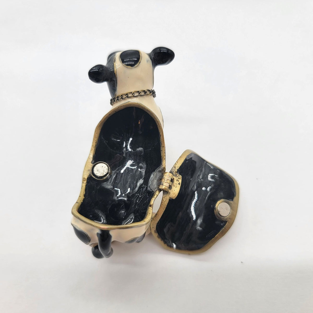 Objet D'Art Half Pint Cow Trinket Box Artform No. 113