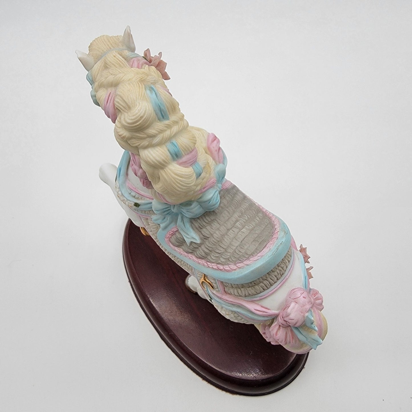 Vintage 1987 Lenox The Carousel Horse Collection Porcelain Figurine Ribbon & Bows
