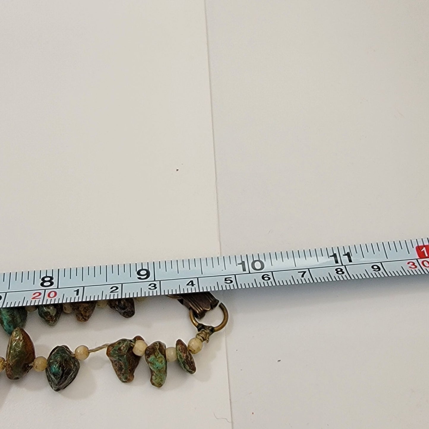 Vintage Royston Turquoise Nugget Necklace with Copper Sunburst Pendant