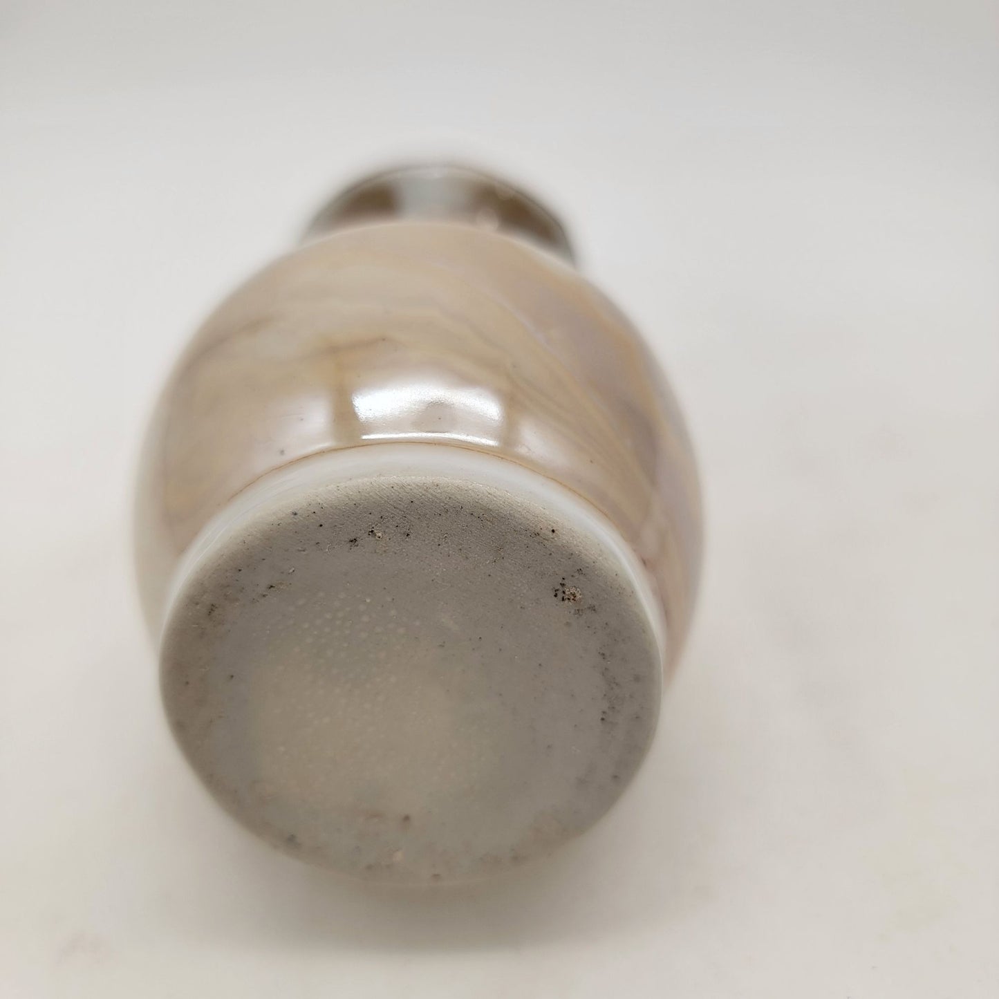 Art Pottery Crystalline Glaze Swirl Pattern Vase