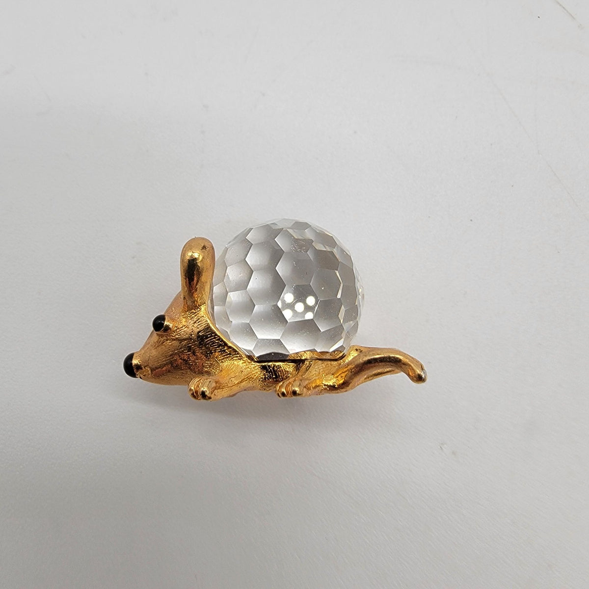 Vintage Lencia Star Austrian Crystal Mouse Figurine With Box