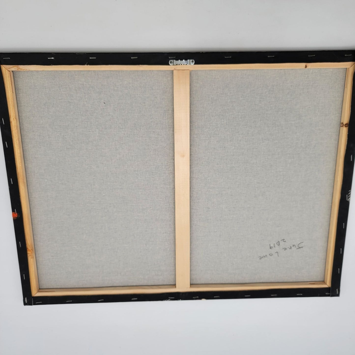 Original Abstract Impasto Painting Signed June Lowe 2019 Vibrant Colors