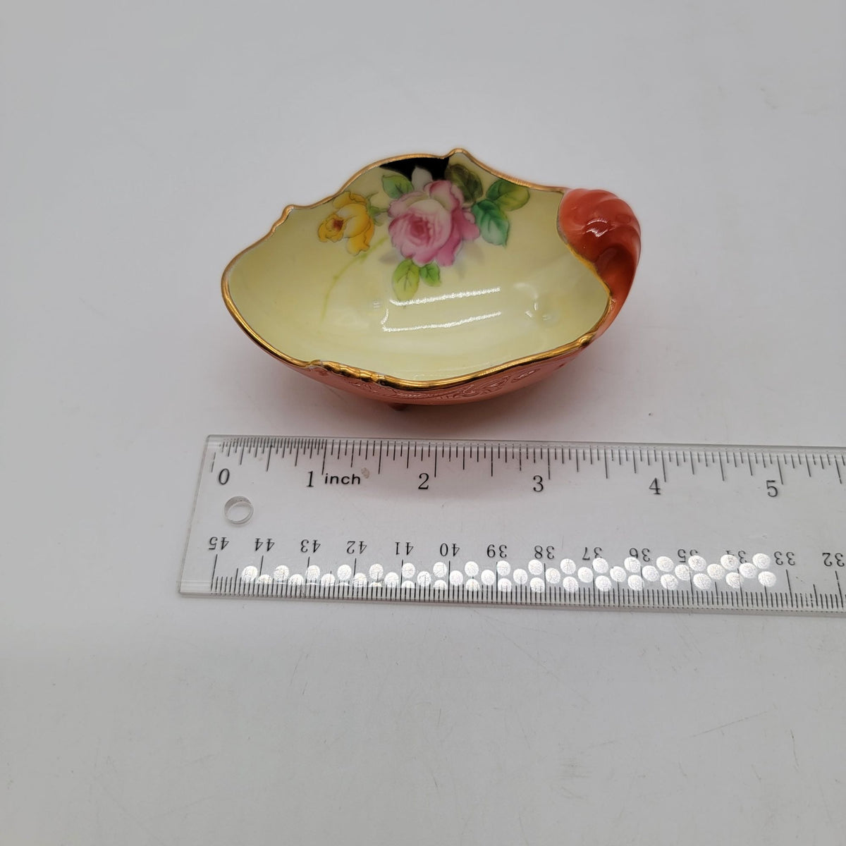 Antique Noritake Handpainted Lusterware Dish