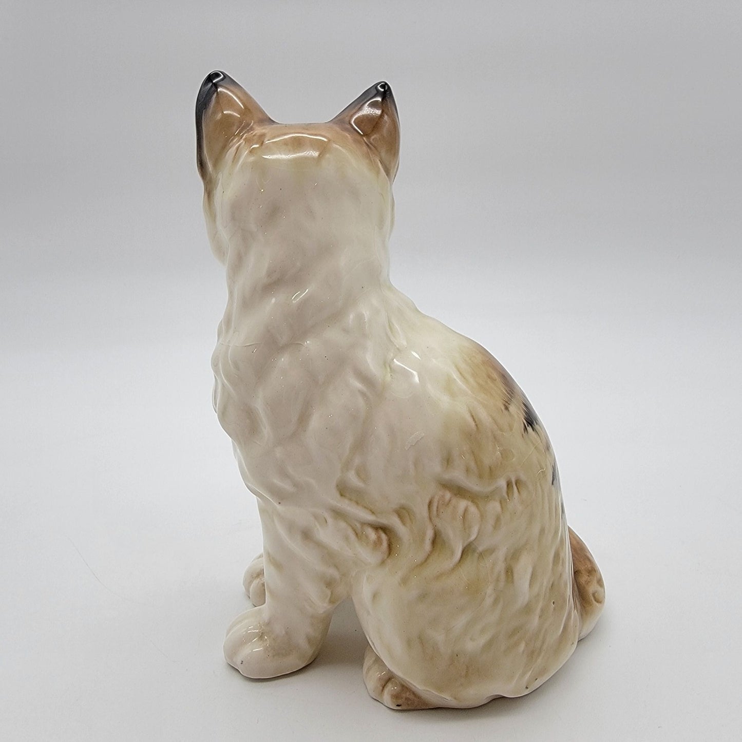 Vintage Nippon Yoko Boeki Porcelain Tabby Cat Figurine