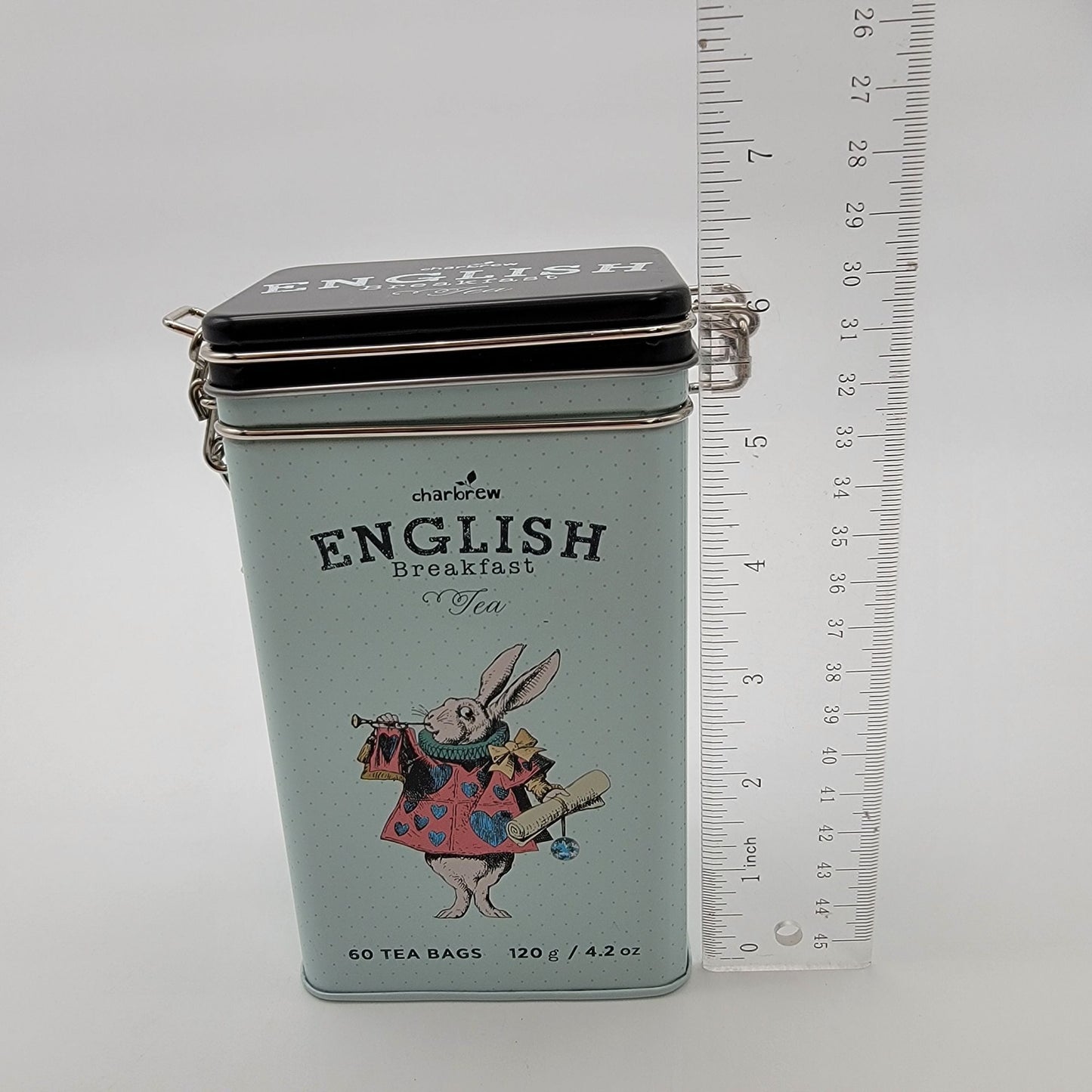 Alice In Wonderland Charbrew English Breakfast Tea Tin - NEW