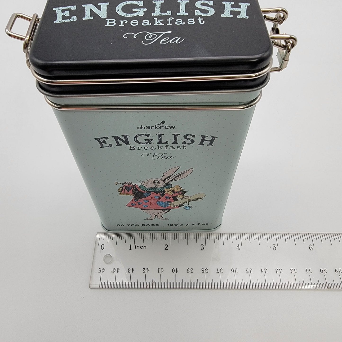 Alice In Wonderland Charbrew English Breakfast Tea Tin - NEW
