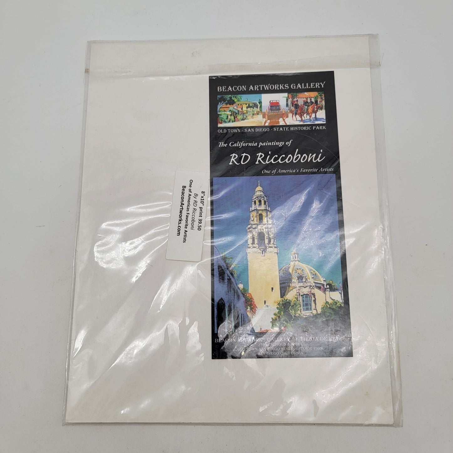 "L.A. Jolla Sunset" By RD Riccoboni Signed Art Print 8" X 10" California Landscape Beacon Artworks Gallery