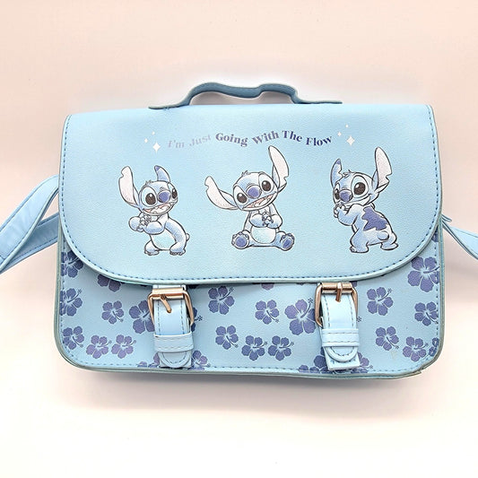 Disney Stitch Im Just Going With The Flow Satchel Crossbody Purse