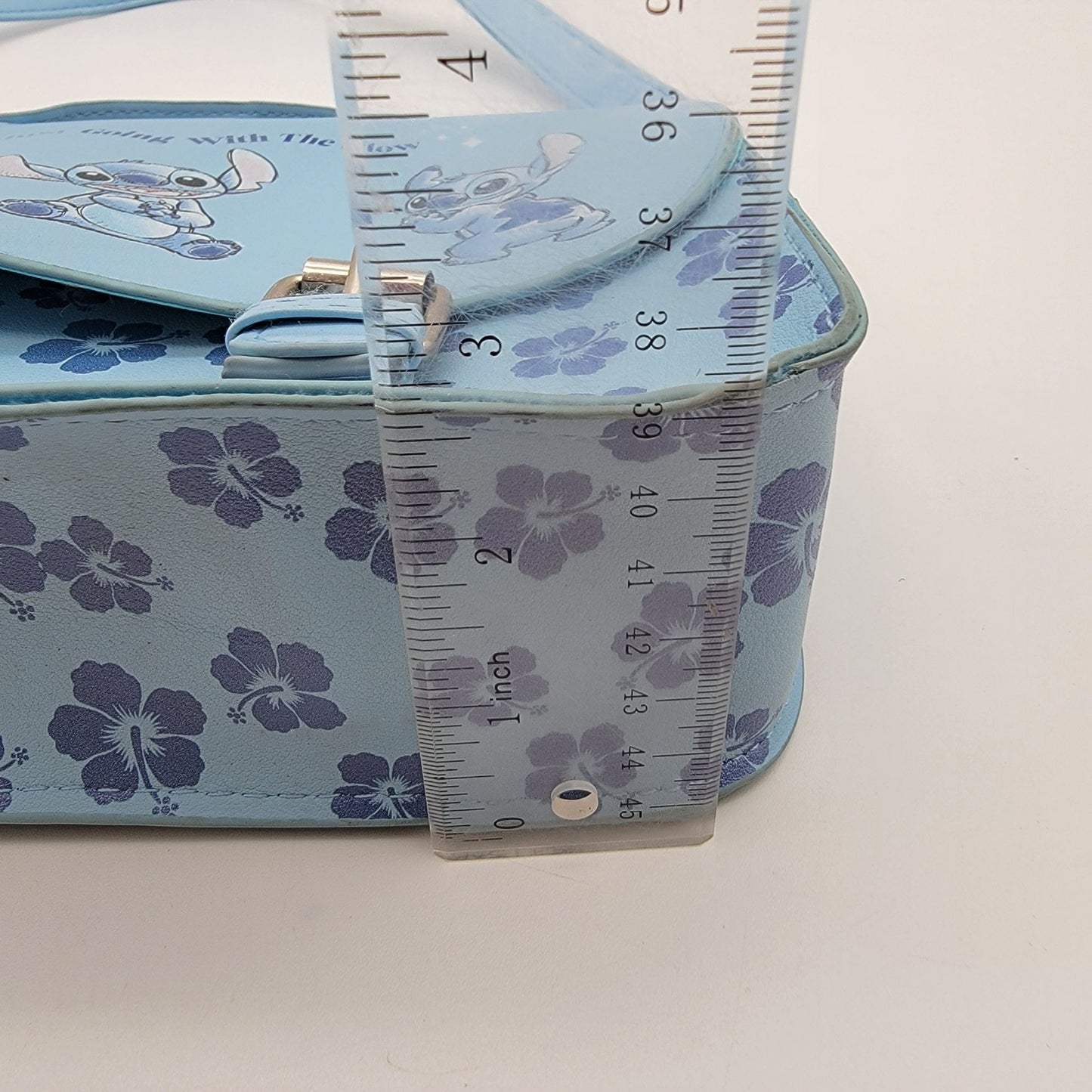 Disney Stitch Im Just Going With The Flow Satchel Crossbody Purse