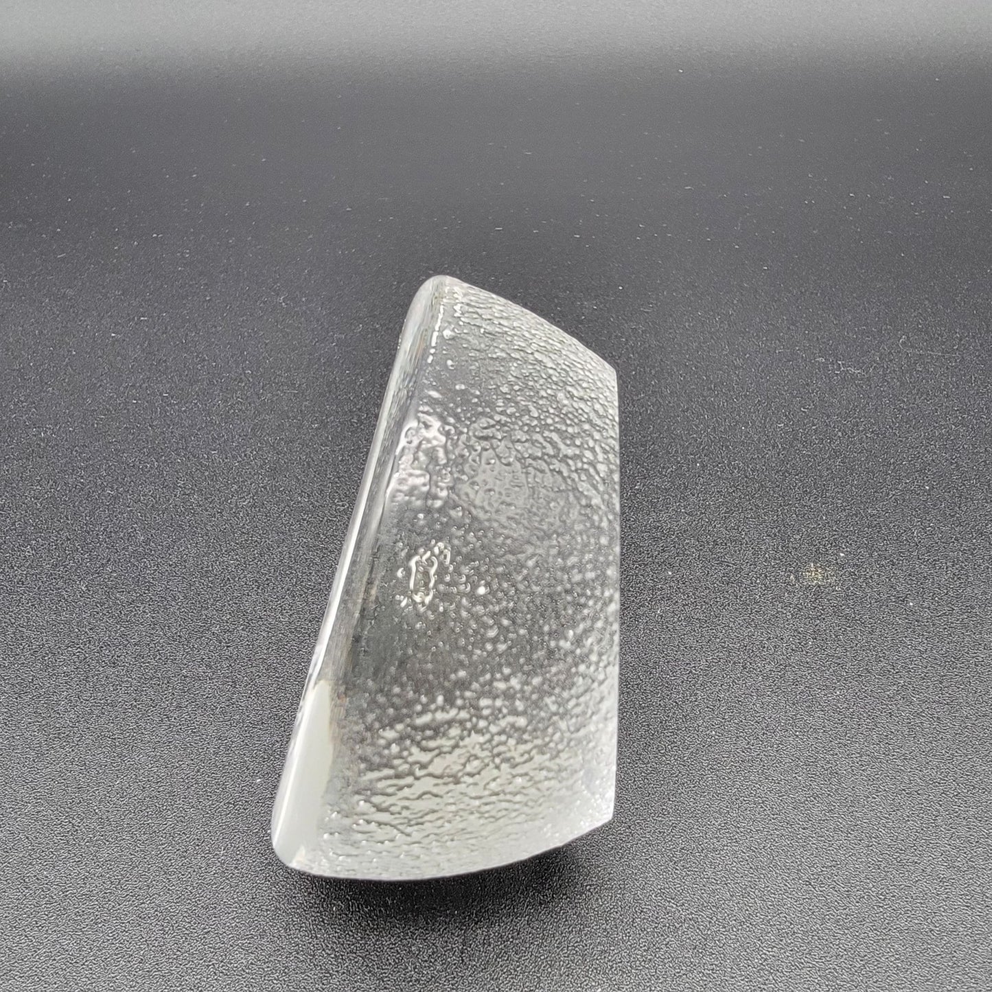 Mats Jonasson Crystal Tabby Kitten Cat Paperweight Signed