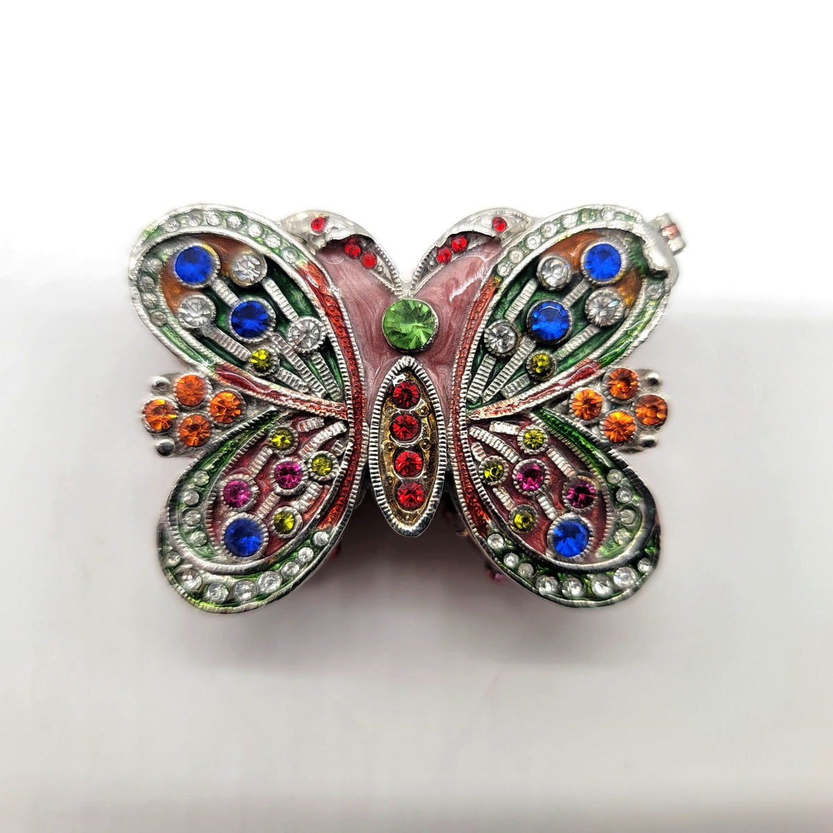 Objet D' Art Flutter Butterfly Trinket Box Artform No.91