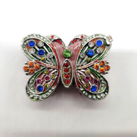 Objet D' Art Flutter Butterfly Trinket Box Artform No.91