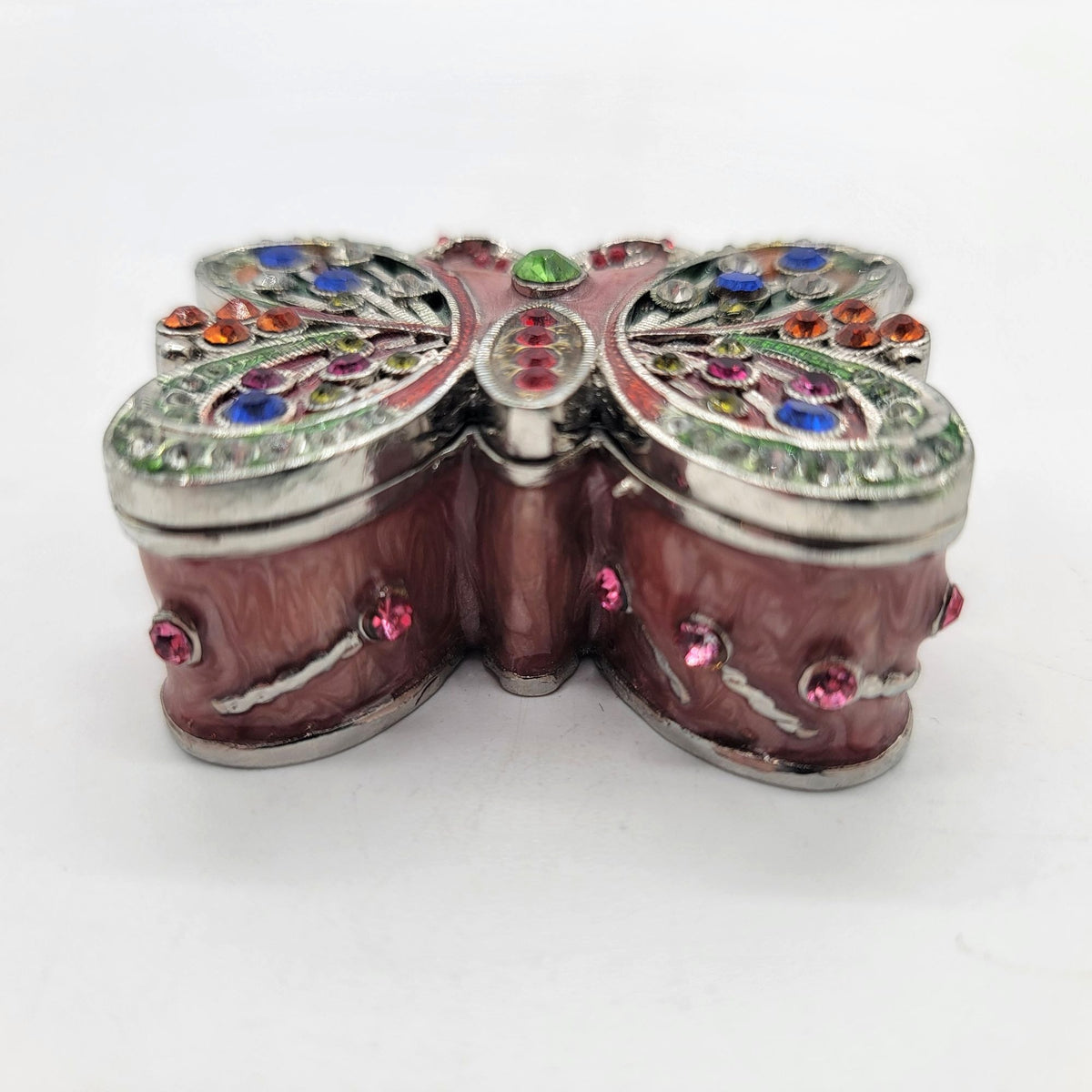 Objet D' Art Flutter Butterfly Trinket Box Artform No.91