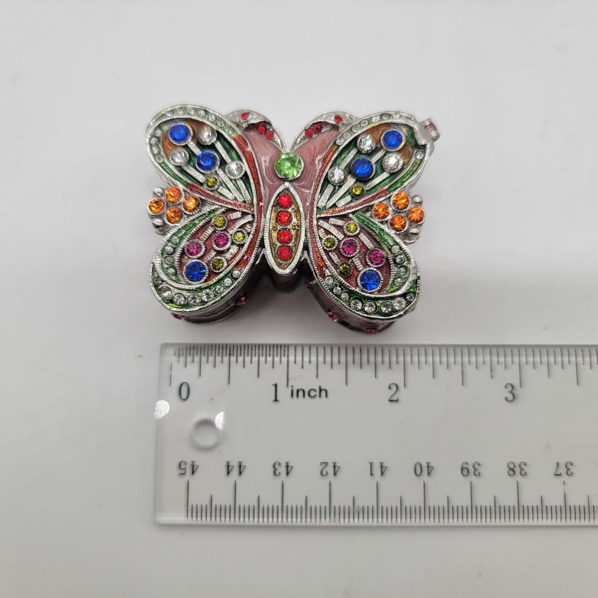 Objet D' Art Flutter Butterfly Trinket Box Artform No.91