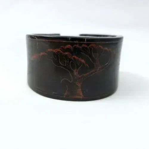 African Animals Carved Stone Coasters- 7 Pieces